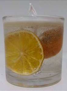 Cód. 07 - Vela KRISTAL Citrus -Cera gel - 2 und