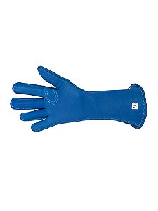 Luva de Montaria Longa Azul