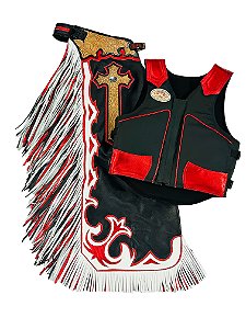 Kit Calça e Colete Dupla Franja