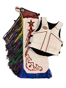 Kit Calça e Colete Dupla Franja