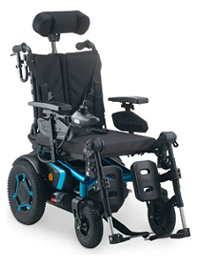Cadeira de rodas Motorizada Reclinável e Pedal Elevável Optimusmed