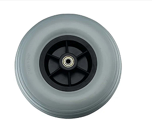 Roda e Pneu Aro 8 Polegadas Maciça 200x50 Cadeira de Rodas D400 Dellamed