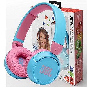 Fone de Ouvido Junior JBL Azul Bluetooth JBLJR310BTBLU