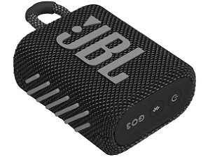 Caixa de Som JBL Go 3 Preta Bluetooth Portátil - 4,2W