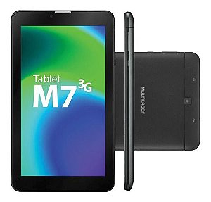 Tablet Multilaser M7, 32GB, Tela 7, Wi-Fi, Bluetooth, Quad Core, Camera 2.0MP, Android 11, USB-C, Preto - NB360