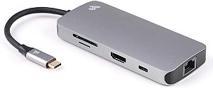 ADAPTADOR USB-C 7X1 HDMI/RJ45/USB 3 5+