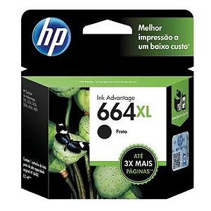 CARTUCHO 664 XL PRETO F6V31AB HP