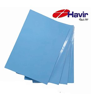 Pacote Papel Sublimático A4 Fundo Azul Havir (100 Folhas) - Color Hands  Brindes