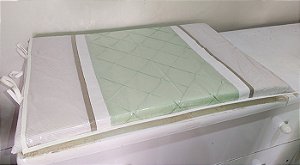 TROCADOR DE CÔMODA PARA BEBÊ - COM ESPUMA - 65CM X 45CM X 0,04CM ESPESSURA