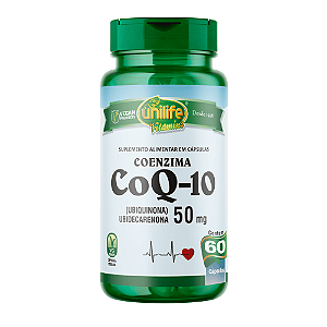 Coenzima Coq-10 Ubiquinona 50Mg Unilife 60 Cápsulas