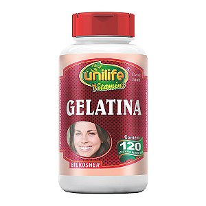 Gelatina 550mg Unilife 120 Cápsulas