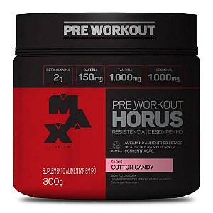 Horus Pre Workout Cotton Candy Max Titanium 300g