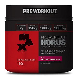 Horus Pre Workout Frutas Vermelhas Max Titanium 150g
