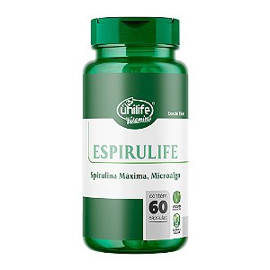 Espirulife - Spirulina 500 Mg Unilife 60 Cápsulas