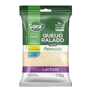 Queijo Ralado Vegetal Parmesão Sora 50g