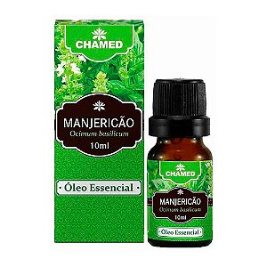 Oleo Essencial Manjericão Chamed 10ml