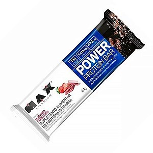 Power Protein Bar Morango Sansation Max Titanium 90g Unidade