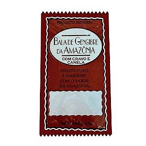 Bala de Gengibre Com Cravo e Canela Amazonia 35g