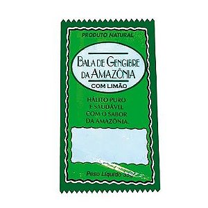 Bala de Gengibre Com Limão Amazonia 35g