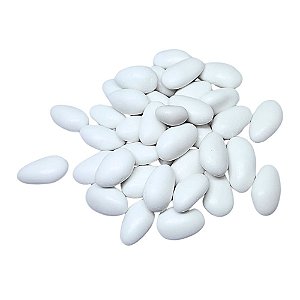 Amêndoa Confeitada Branca Pacote 200g