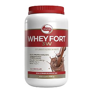 Wheyfort 3w Sabor Chocolate Vitafor 900g