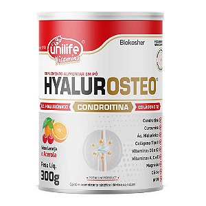Hyalurosteo Laranja e Acerola Unilife 300g