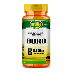 Boro 500mg Unilife 60 Cápsulas