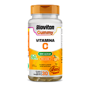 Bioviton Gummy Vitamina C Sabor Laranja Unilife 30 Gomas