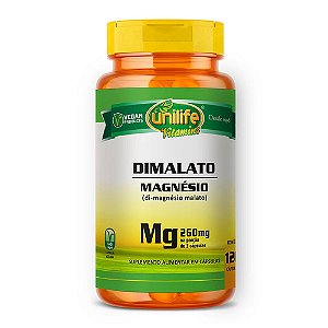 Magnésio Dimalato 260mg Unilife 120 Cápsulas