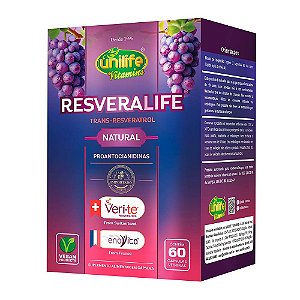 Resveralife 400mg Unilife 60 Cápsulas