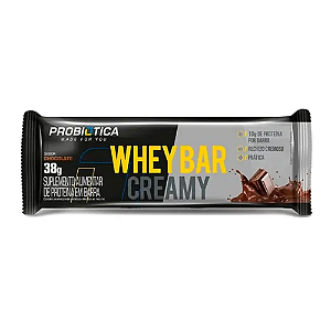 Whey Bar Creamy Chocolate Probiótica 38G
