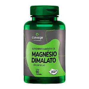 Magnésio Dimalato Clinoage 60 Cápsulas