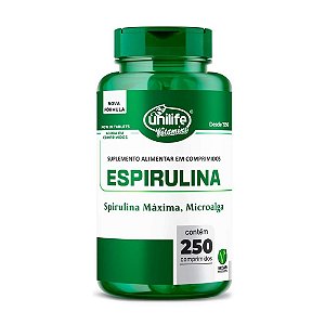 Espirulina Unilife 250 Comprimidos