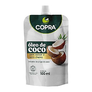 Óleo De Coco Sem Sabor Pouch Copra 100ml