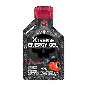 Xtreme Energy Gel Guaraná Açaí BlackSkull 30g