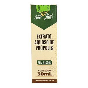 Extrato Aquoso de Propólis Sem Álcool São José 30ml