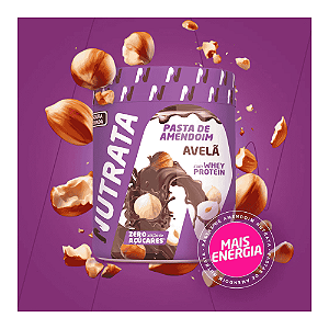 Pasta de Amendoim Proteica Avelã Nutrata 600g Unidade