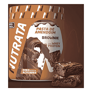 Pasta de Amendoim Proteica Brownie Nutrata 600g