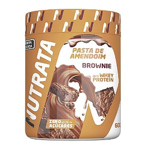 Pasta de Amendoim Brownie Nutrata 600g