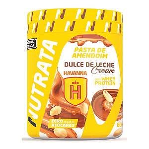 Pasta de Amendoim Proteica Doce De Leite Havanna Nutrata 600g