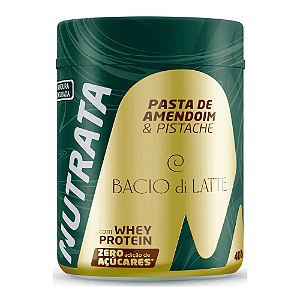 Pasta De Amendoim Pistache Bacio Di Latte Nutrata 400g