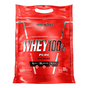 Refil Whey 100% Pure Baunilha Integralmedica 900g