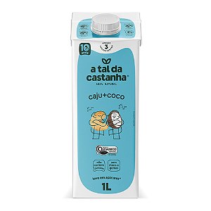Bebida Vegetal De Caju Com Coco A Tal Da Castanha 1L