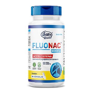 Fluonac Acetilcisteina Unilife 30 Cápsulas