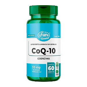 Coenzima Coq-10 Ubiquinona 50Mg Unilife 60 Cápsulas