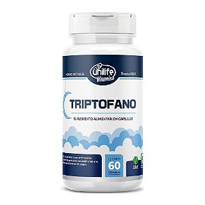 Triptofano 300mg Unilife 60 Cápsulas