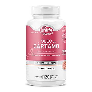 Óleo de Cártamo 1200 Mg Unilife 120 Cápsulas