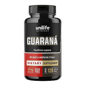 Guaraná 500Mg Unilife 120 Cápsulas