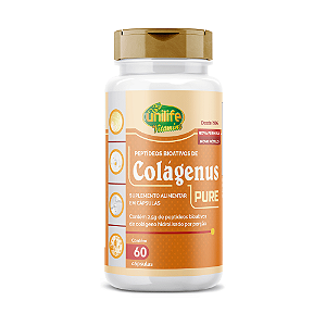 Colágeno Hidrolisado Colágenus Pure 450 Mg Unilife 60 Cápsulas