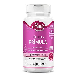 Óleo de Prímula 700Mg Unilife 60 Cápsulas